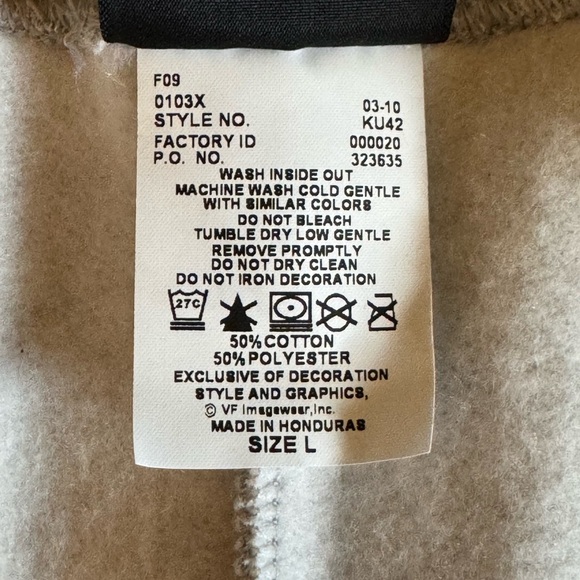 NFL Denver Broncos Women’s Gray Wide Leg Sweatpants sz Large NWT - Picture 6 of 6